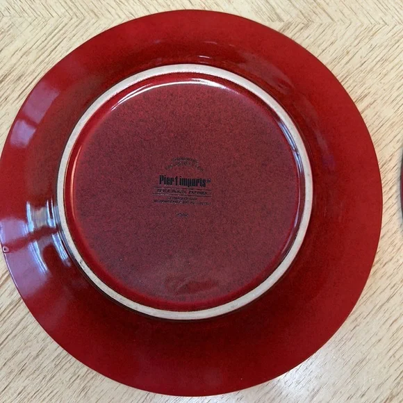 Pier 1 Spice Route Paprika Salad Plate (4)